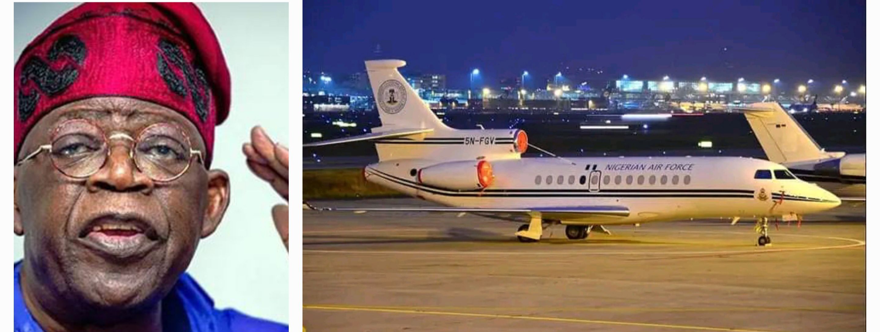 REVEALED: Tinubu Put Three Presidential Jets For Sale