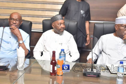 Atiku, Wike Attend PDP National Caucus Meeting Ahead NEC