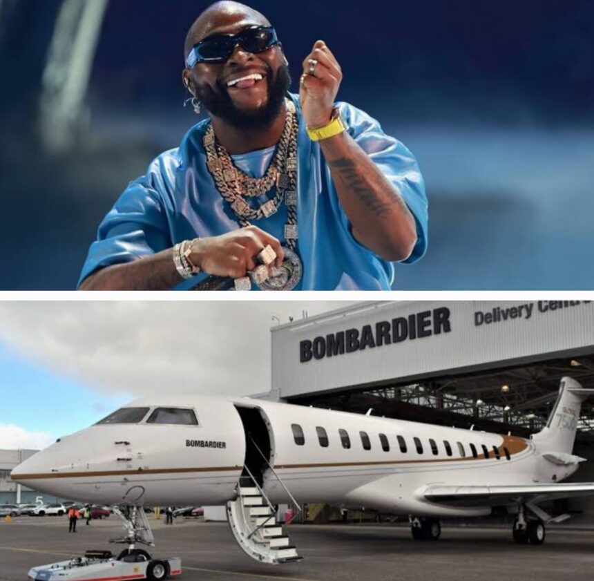 Davido Acquires New Private Jet Worth $78million Dollars