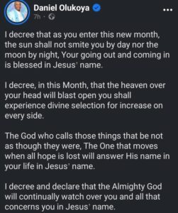 MFM Pastor Daniel Olukoya Drops A New Prophetic Prayer For April 2024