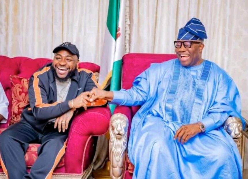 Don’t Allow Anyone To Drag You Into Politics  —Akpabio Hosts Davido In Abuja [PHOTOS]