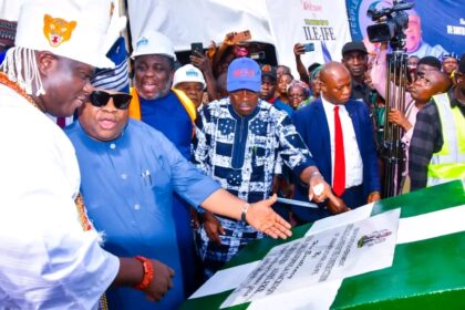 Don’t Just Come Here To Cut Ribbon, Ooni Reacts As Adeleke Flags Off N14.9bn Flyover In Ile-Ife