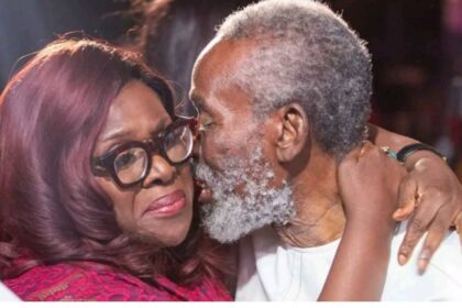 Joke Silva Shares Touching VIDEO To Mark Husband, Olu Jacobs At 82