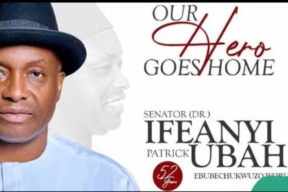 JUST IN: Family Releases Late Senator Ifeanyi Ubah's Funeral Arrangements, Details Emerge