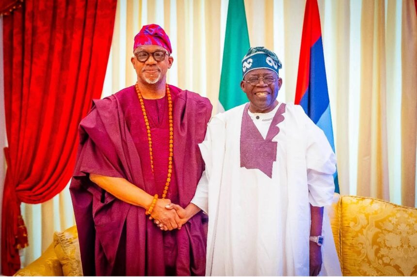 Governor Dapo Abiodun and Tinubu